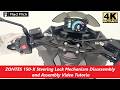2026 ZONTES 125 and 150 X Steering Lock Mechanism Disassembly and Assembly Guide