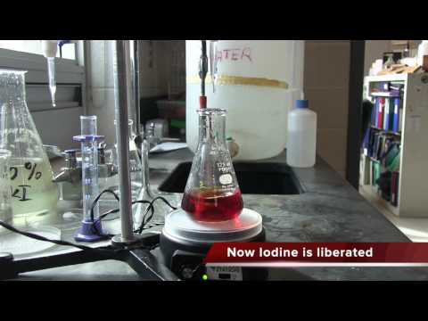 Video Standardization of Thiosulfate using KIO3 and Released Iodine - youtube