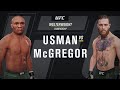 UFC 4 | Conor McGregor vs Kamaru Usman | Epic Championship Fight | Gameplay  Glitch | HD