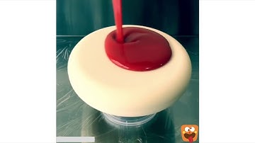 Most Satisfying Mirror Glaze Cake Decorating Compilation #satisfying #satisland