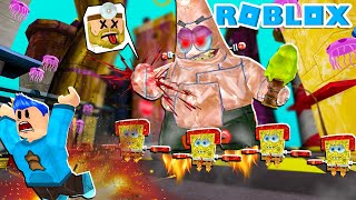 KITA MENEMUKAN ROBOT PATRICK STAR DAN SPONGEBOB RAKSAKSA DI ROBLOX!! ROBLOX SPONGEBOB ELEVATOR!!