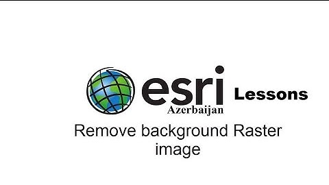 ArcGIS 10.2.2- Remove Background value of Raster image