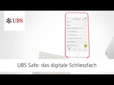 UBS Safe: das digitale Schliessfach | UBS