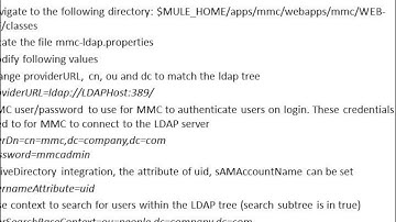Mule MMC Integration with LDAP & LDAPs SSL