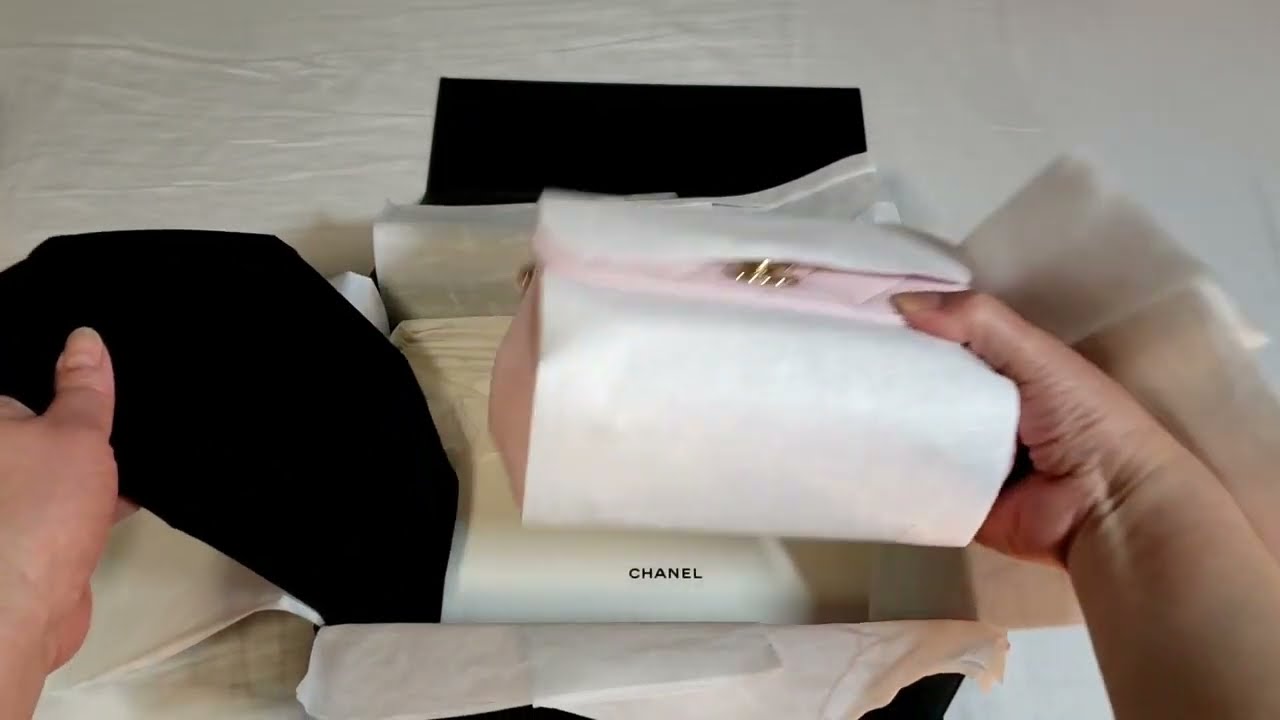 Chanel 22P Light PINK Business Affinity GHW Small Unboxing COMPARISONS 21S  Pink Caviar #luxurypl38 