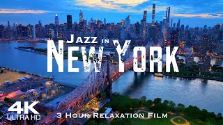 [4K] NEW YORK 2024 🇺🇸 3 Hour Drone Aerial Jazz Relaxation Film | NYC Manhattan USA United States screenshot 5