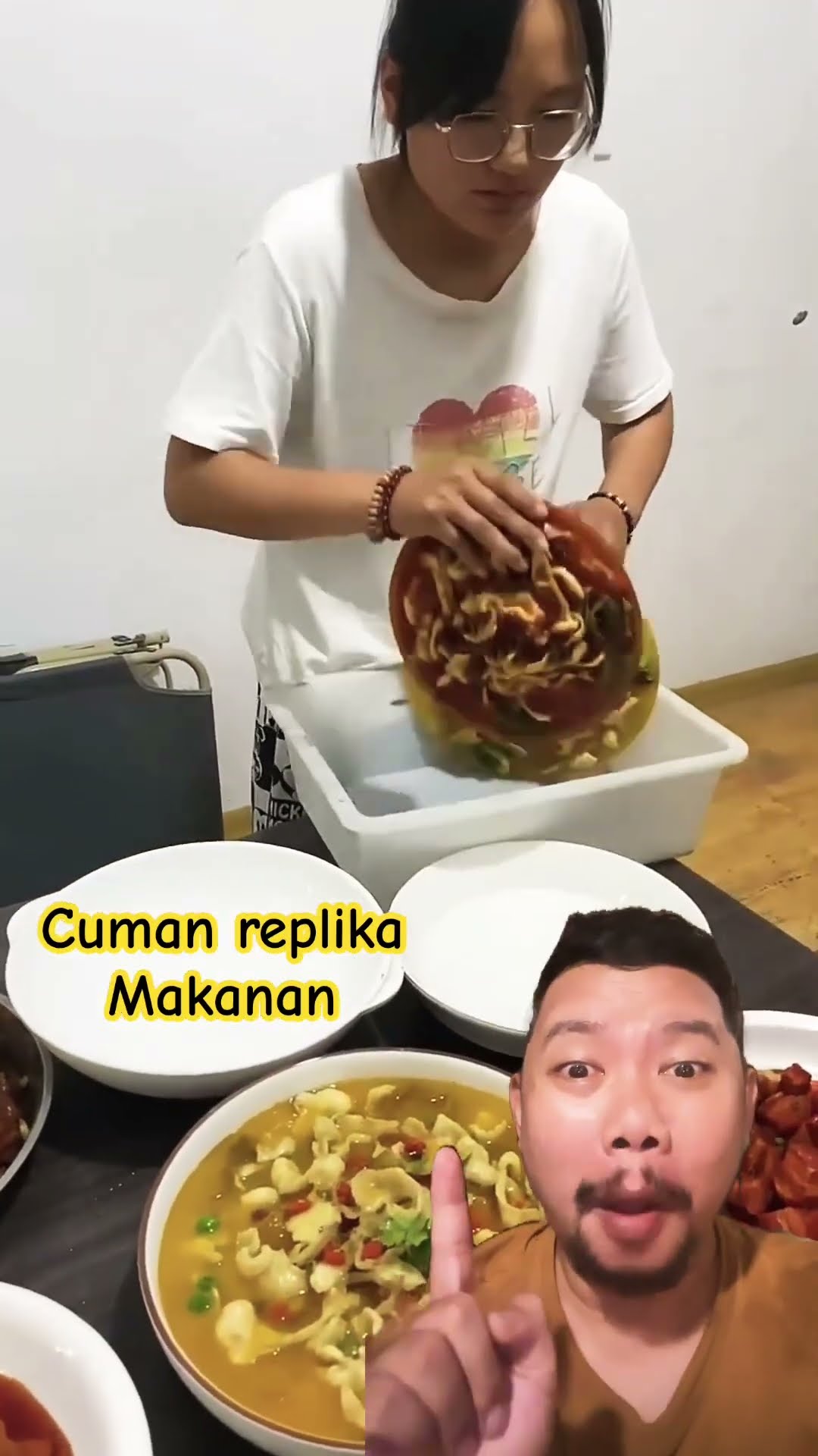 CUMAN REPLIKA MAKANAN DOANG!!!?? #shortsvideo #shortsfeed #funny #food #lucu #satisfying