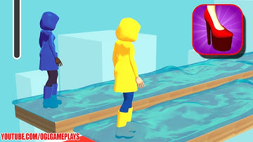 Shoe Race - All Levels Gameplay Android,ios (Levels 33-35)