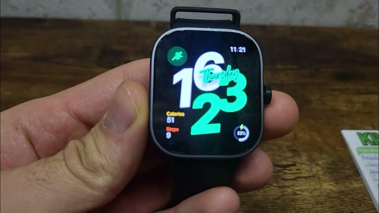 Как настроить дисплей и виджеты на Redmi Watch 4. Всё Просто - YouTube