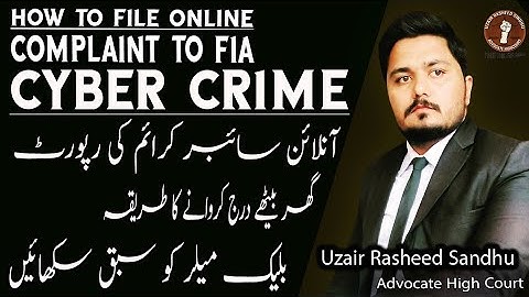 How to File Cyber Crime Complaint | Online Complaint to FIA | Solution of Blackmailing