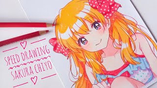 Speed Drawing Sakura Chiyo Gekkan Shoujo Nozaki Kun