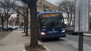 MTA NYCT Bus: 2024 NFI XE40 #4996 on Bx18A to UNDERCLIFF LOOP MORRIS HTS E 170 ST GRAND CONCOURSE