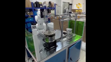 The small 6-axis robot is equipped with double stations and 8-axis linkage.  #weldingrobot #6axis