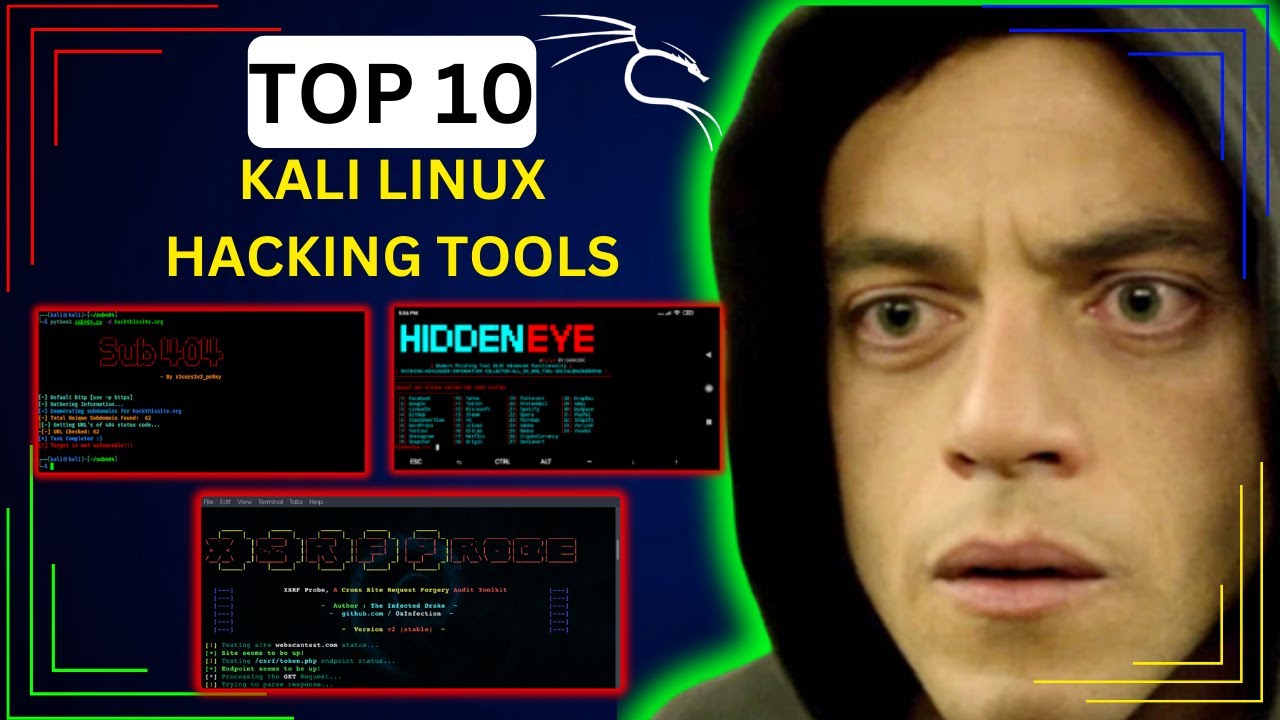 Top 10 hacking tools in kali linux you must know youtube
