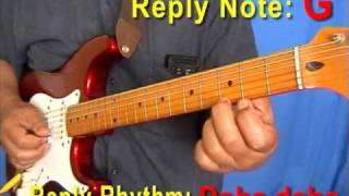 One Note Blues Guitar Beginner G Melody
