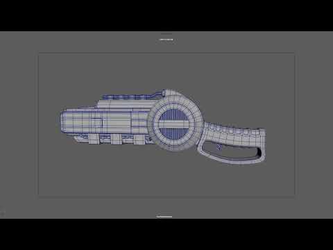 Space gun made