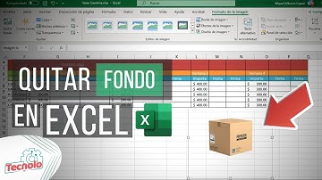 Como quitar el fondo de una imagen (Fondo Transparente) en Excel 2020