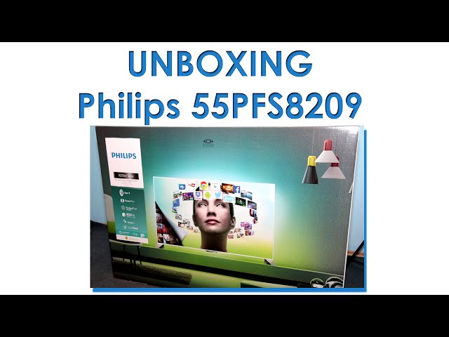 Philips 55PFS8209 Android TV unboxing 