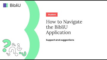 BibliU App How To Support and Suggestions