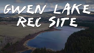 Visiting Gwen Lake Recreation Site near Merritt, BC