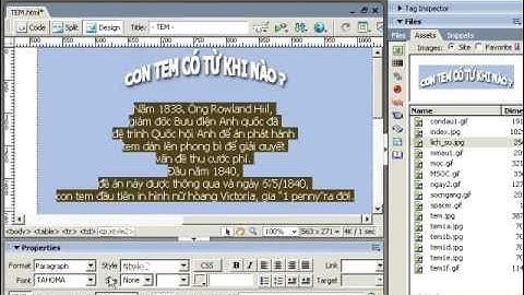 Học thiết kế html bằng dreamweaver bai 9.wmv