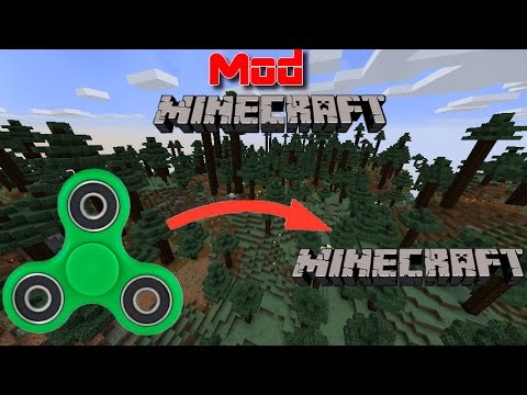 AVOIR DES HAND SPINNER DANS MINECRAFT ?! | MOD MINECRAFT [1.11.2] - YouTube