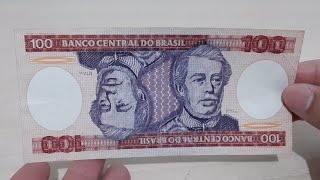 CÉDULA DE 100 CRUZEIROS - DUQUE DE CAXIAS - VALOR ATUALIZADO EM 2021 CÉDULA DE 100 CRUZEIROS - DUQUE DE CAXIAS - VALOR ATUALIZADO EM 2021