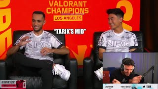 Tarik Reacts To FNS Calling Him *MID* Streamer | NRG VS BLG Pre Match Interview