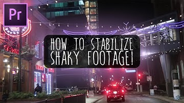 How to Fix Shaky Video in Premiere Pro with Warp Stabilizer Effect (Tutorial)