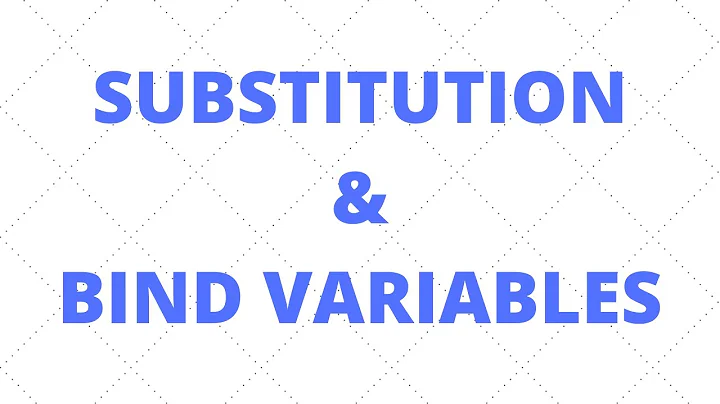 | Use of Substitution Variables in Oracle | SQLPLUS commands (&,&&,DEFINE,UNDEFINE,PROMPT,ACCEPT) |