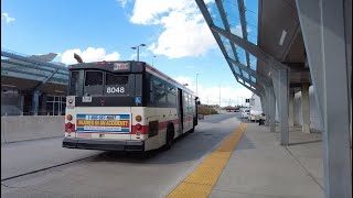 TTC 112C West Mall Bus Ride #8048 from Kipling Stn to Renforth Stn (August 12th, 2023)