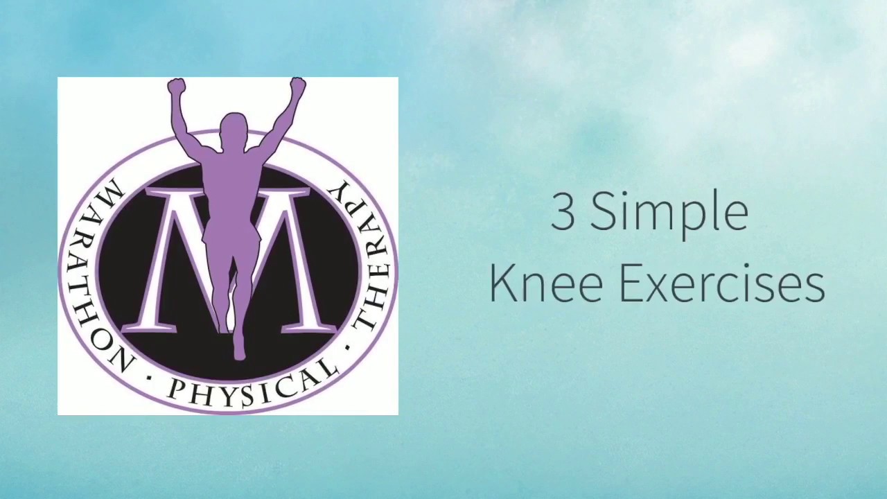 3 Simple Exercises for Knee Pain - YouTube