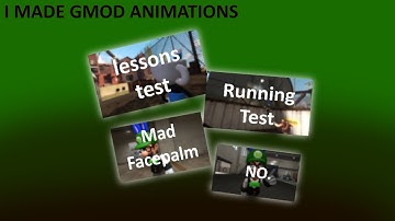 I made GMOD animations (GMOD Animation Tests)