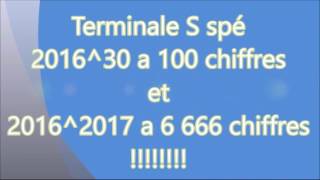 Montrer que 2016^30 a 100 chiffres avec le logarithme décimal screenshot 4