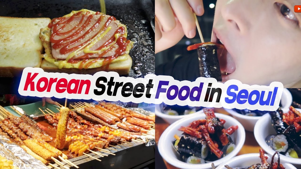 KOREAN STREET FOOD in Seoul, Food Tour in South Korea - YouTube