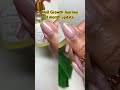 1 month update. Using Delumars cuticle oils only. #nails #nailgrowth #cuticleoil #growyournails