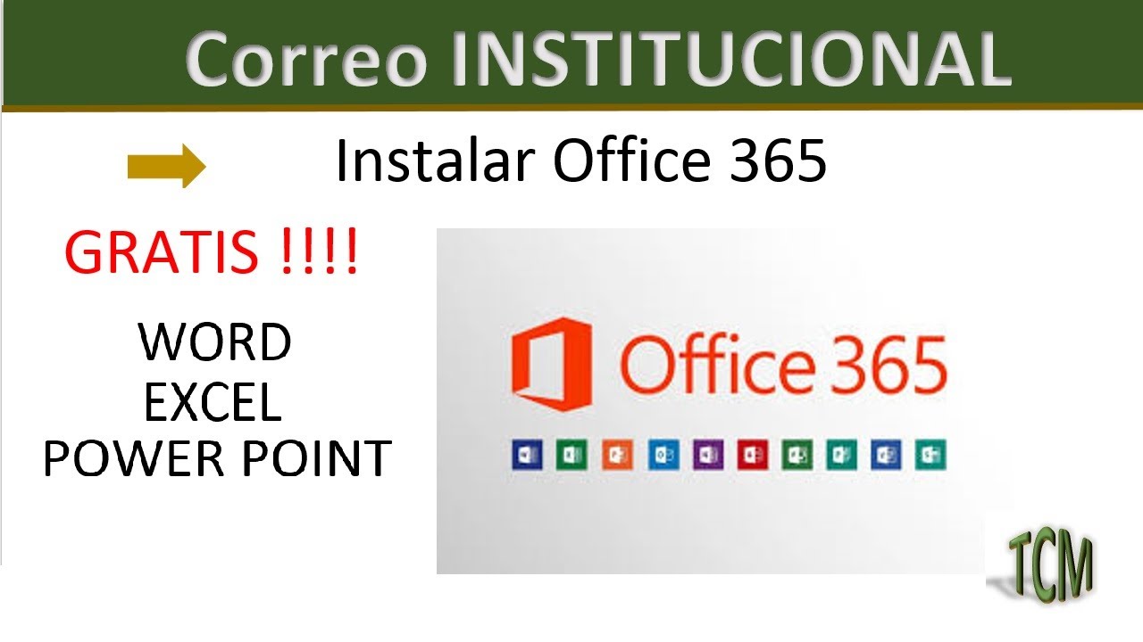 Instalar Office 365 con cuenta INSTITUCIONAL ( Metodo 2022¡¡¡¡¡¡) - YouTube