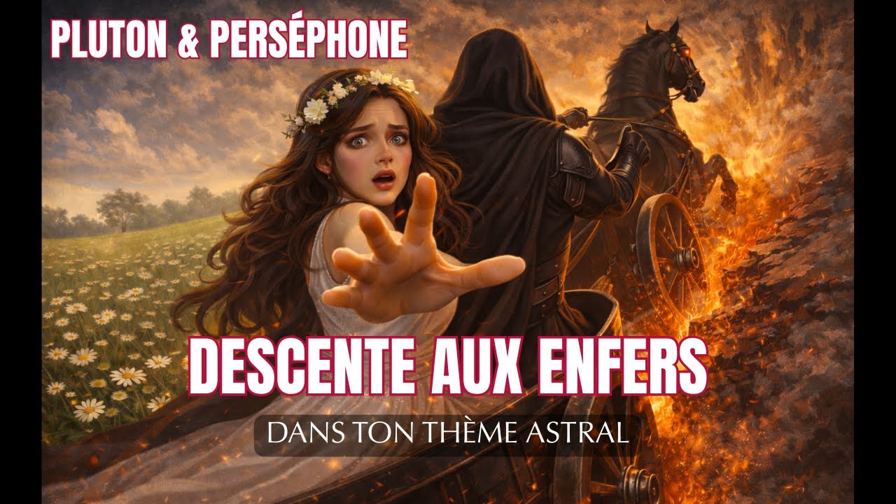 🔥🖤 Pluton & Perséphone dans le thème natal : la descente aux Enfers