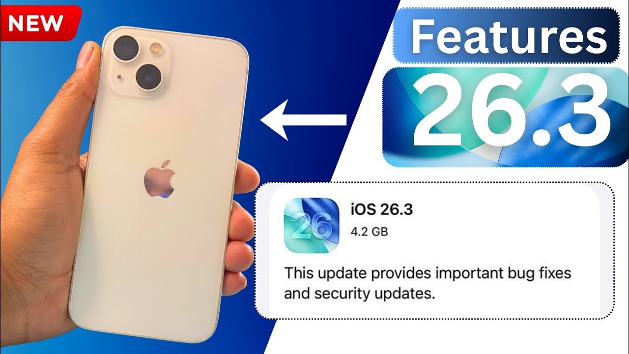 iOS 26.3 Update iPhone 13 | iOS 26.3 Features iPhone  13 | iOS 26.3 Update in iPhone 13 | iOS 26.3 |
