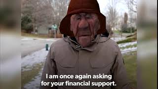 I am once again asking for your financial support