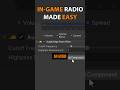 Easy To Make an INGAME RADIO #speedtutor #unity #gamedev