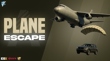 [ESX / QB / OX]  Plane Escape | Command-Based Plane Escape Event Script | Fatality Scripts