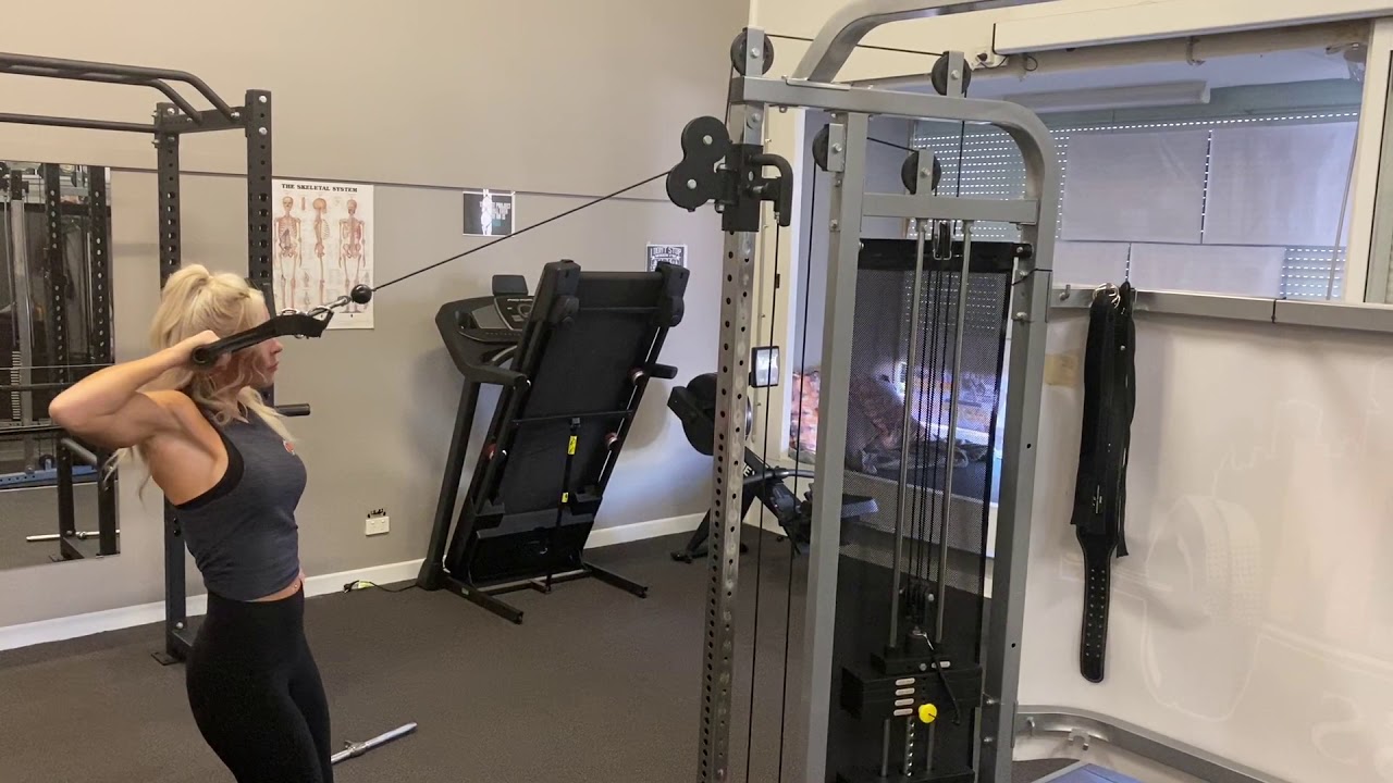 Cable Face Pulls Single Arm Demonstration \\ Mayhem Fitness YouTube