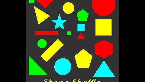Shape Shuffle using Python and OpenCV
