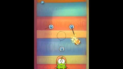 Cut The Rope Experiments Getting Started Level 1-7 3 Star Walkthrough