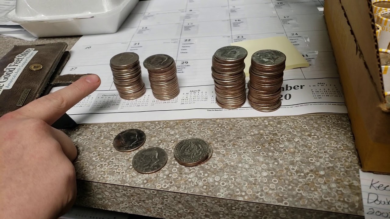 A full box of half dollars, looking for silver! YouTube