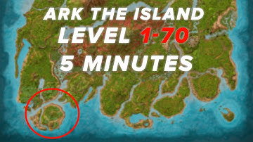 Ark Ascended Note Run Level 1-70 in 5 Minutes! The Island