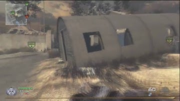 Mw2::Throwing knife across the map on Scrapyard:: Hd.