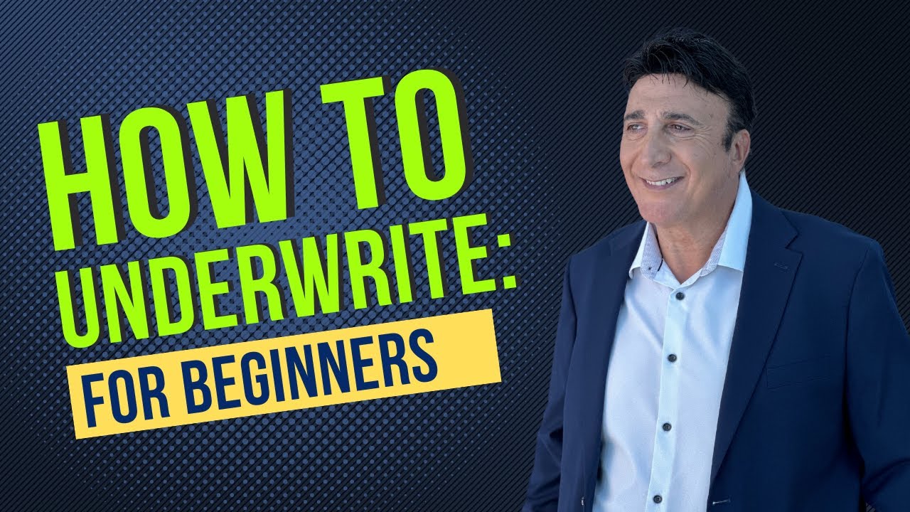 Quick Underwrite How To Underwrite: For Beginners - YouTube