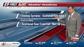 Plenty of rain this weekend